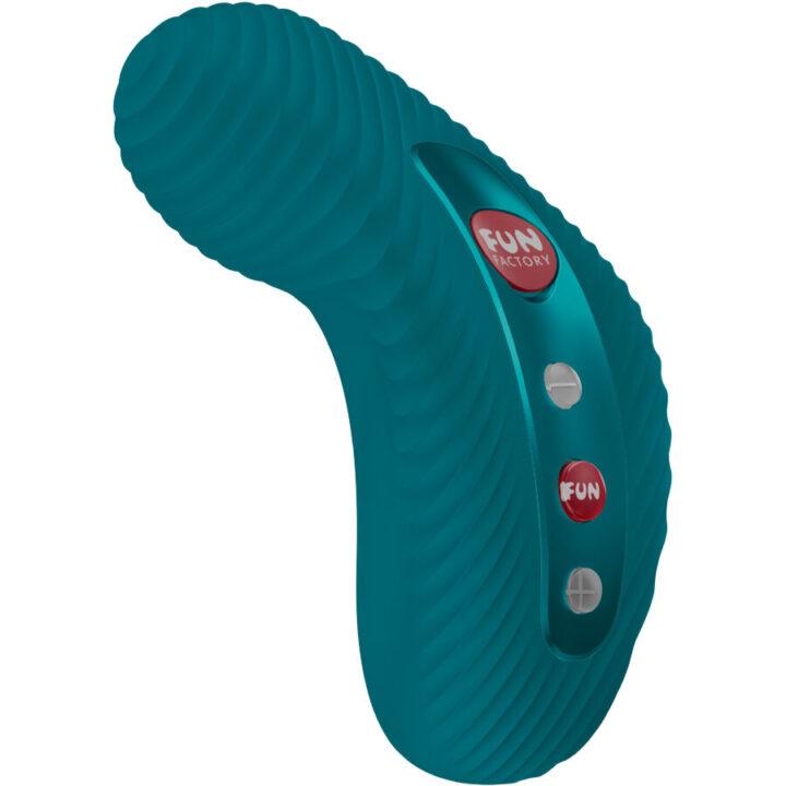 FUN FACTORY - VIBRADOR LAYA III LAY-ON VERDE GARRAFA