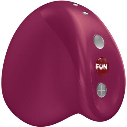 FUN FACTORY - VIBRADOR MEA AIR PULSE VERMELHO VINHO