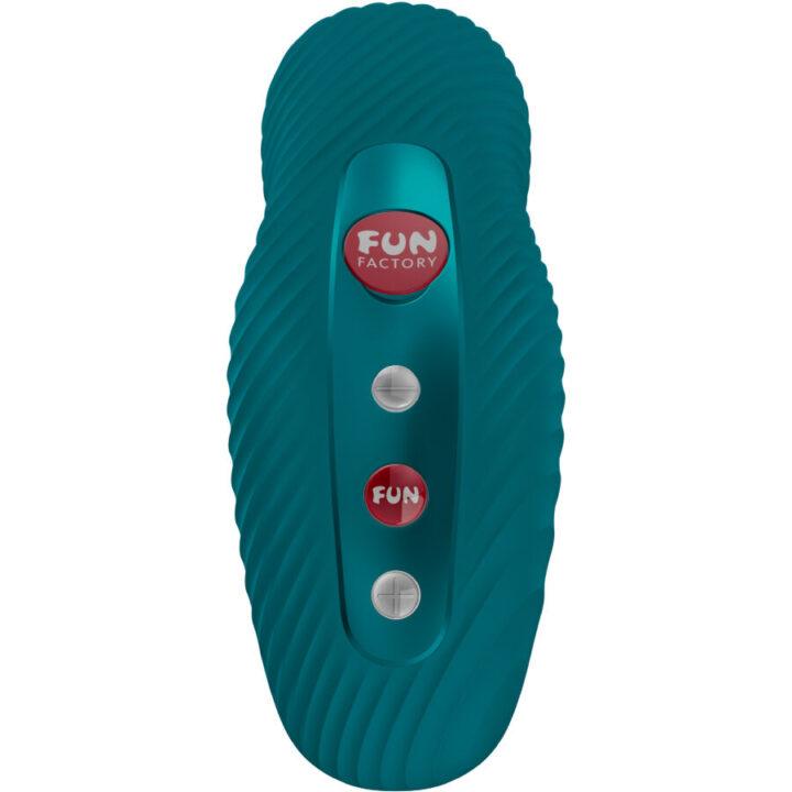 FUN FACTORY - VIBRADOR LAYA III LAY-ON VERDE GARRAFA