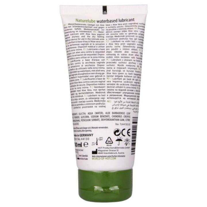 HOT - NATURE LUBE À BASE DE ÁGUA COM ALOE VERA 100 ML