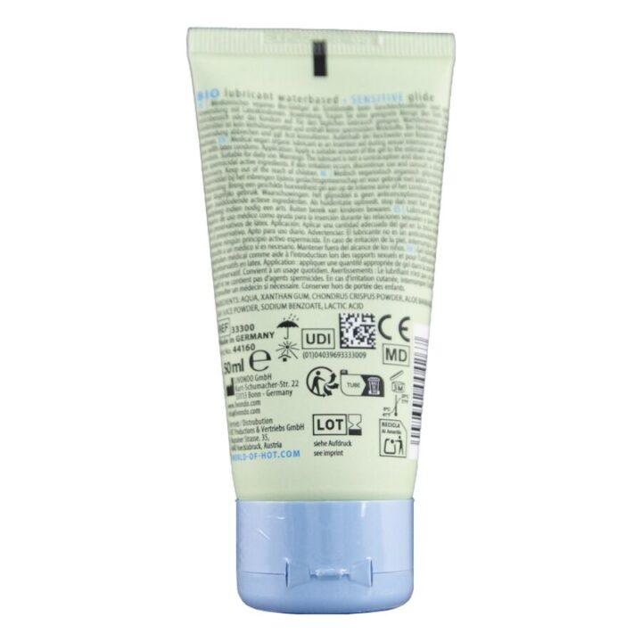 HOT - BIO LUBRIFICANTE À BASE ÁGUA SENSITIV 50 ML