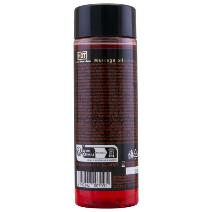 HOT - ÓLEO DE MASSAGEM AQUECEDOR 100 ML
