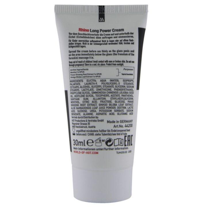 HOT - RHINO LONG POWER CREAM 30 ML