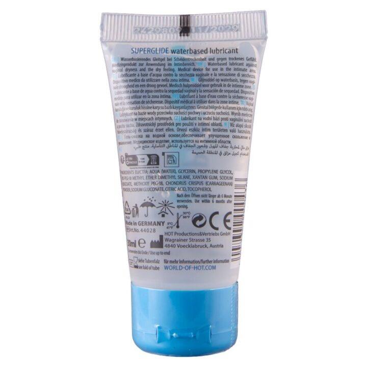 HOT - SUPERGLIDE LUBRIFICANTE À BASE DE ÁGUA 30 ML