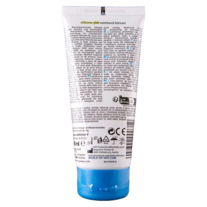 HOT - EXXTREME GLIDE LUBRIFICANTE À BASE DE ÁGUA + ÓLEO CONFORT A+ 100 ML