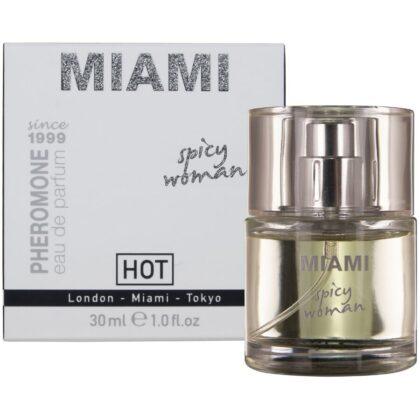 HOT - PERFUME DE FEROMÔNIOS MIAMI SPICY WOMAN 30 ML