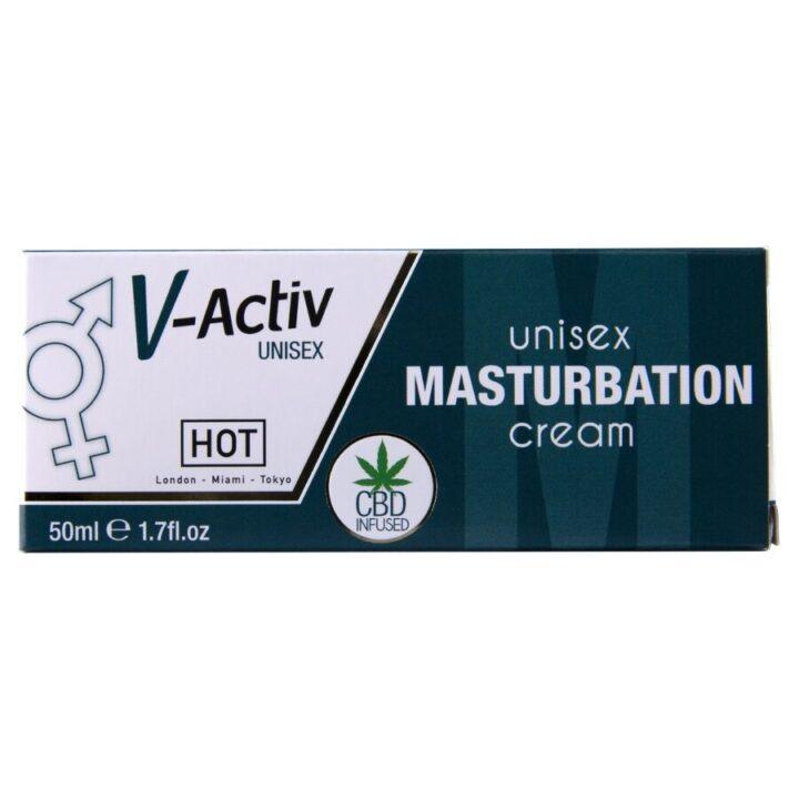 HOT - CREME PARA MASTURBAÇÃO COM CBD - UNISSEX 100ML