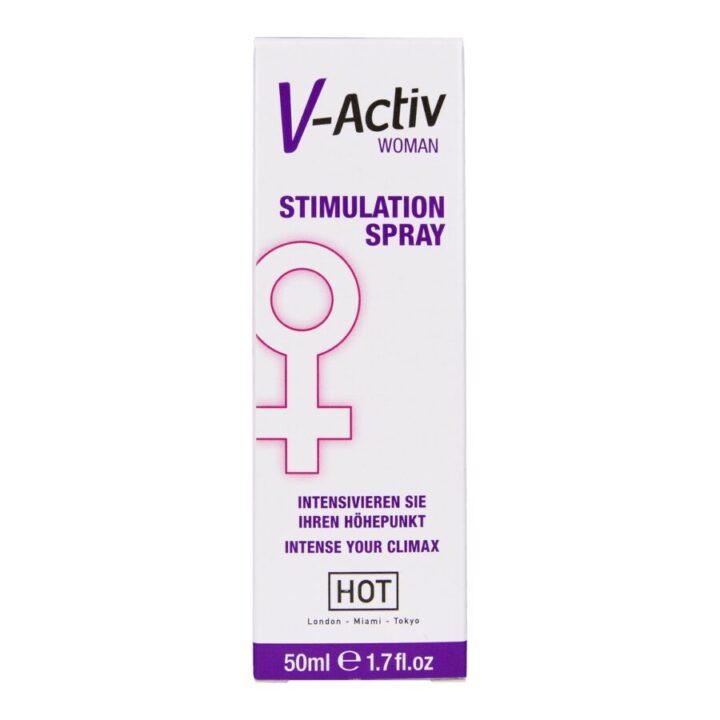 HOT - SPRAY ESTIMULANTE V-ACTIV PARA MULHERES 50 ML