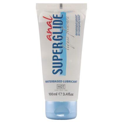 HOT - ANAL SUPERGLIDE LUBRIFICANTE LÍQUIDO PARA PRAZER ANAL 100 ML