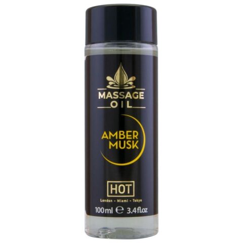 HOT - LEO DE MASSAGEM  ÂMBAR E ALMÍSCAR 100 ML