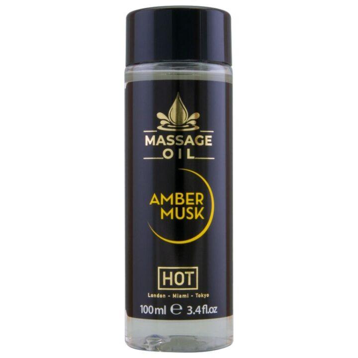 HOT - LEO DE MASSAGEM  ÂMBAR E ALMÍSCAR 100 ML