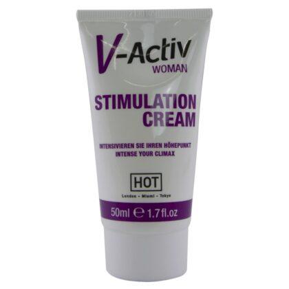 HOT - CREME ESTIMULANTE V-ACTIV PARA MULHERES 50 ML