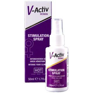 HOT - SPRAY ESTIMULANTE V-ACTIV PARA MULHERES 50 ML
