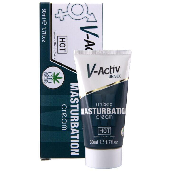 HOT - CREME PARA MASTURBAÇÃO COM CBD - UNISSEX 100ML