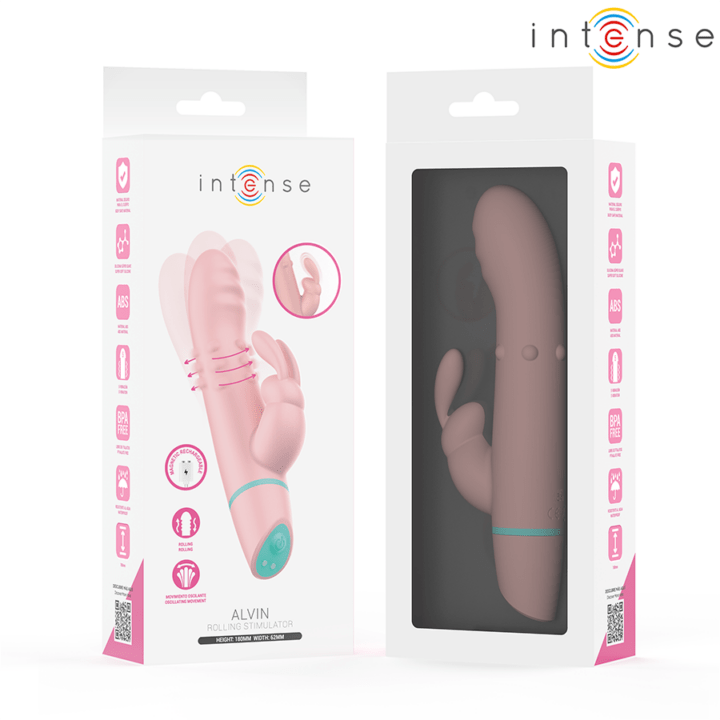 INTENSE - ALVIN RABBIT STIMULATOR & ROLLING VIBRATOR + OSCILANTE