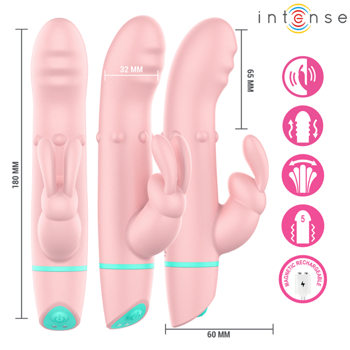 INTENSE - ALVIN RABBIT STIMULATOR & ROLLING VIBRATOR + OSCILANTE