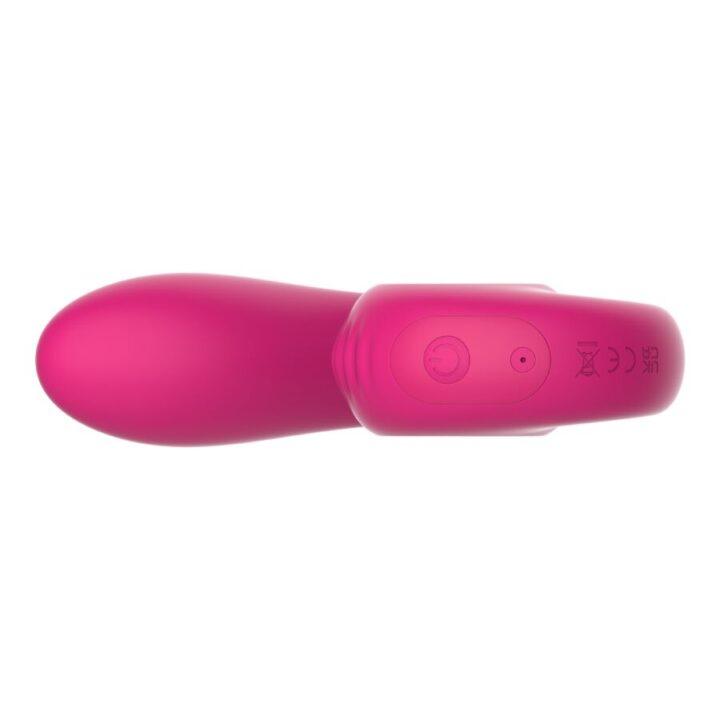 SNAIL VIBE - GIZI LITE VIBRADOR ROSA DUPLO PARA PONTO G E CLITÓRIS