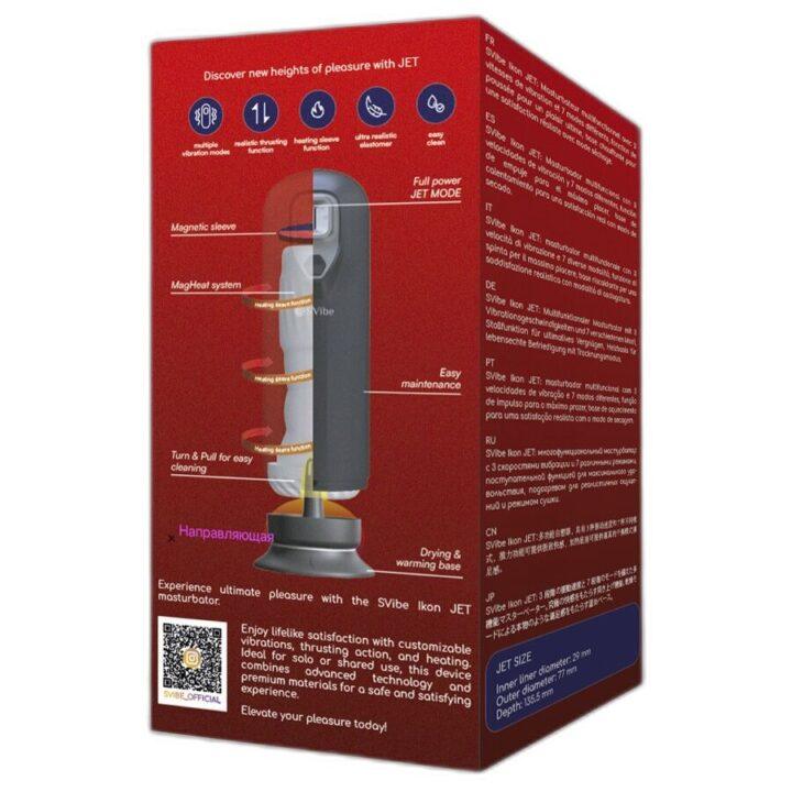 SNAIL VIBE - MASTURBADOR IKON JET COM AQUECIMENTO E EMPURRAÇÃO