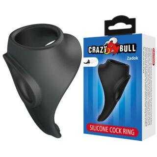 CRAZY BULL - ZADOK ANEL ERGONÔMICO COM ESTIMULADOR PERINEAL