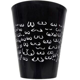 DIABLO PICANTE - COPO PRETO 500 ML COM SEIOS BRANCOS