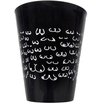 DIABLO PICANTE - COPO PRETO 500 ML COM SEIOS BRANCOS