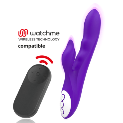 GALATEA - GALO VIBRADOR ROXO + CONTROLO REMOTO WATCHME