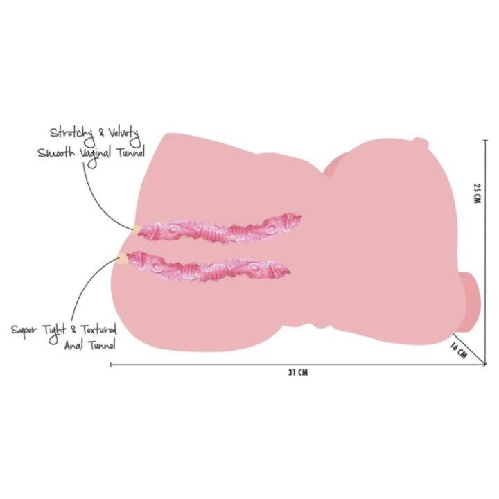 HIDDEN DESIRE - FAT FUCK QUEEN TORSO MASTURBADOR FEMININO 6 KG