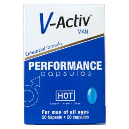 HOT - V-ACTIV CAPS MAN 20 UNIDADES