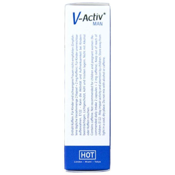 HOT - V-ACTIV CAPS MAN 20 UNIDADES
