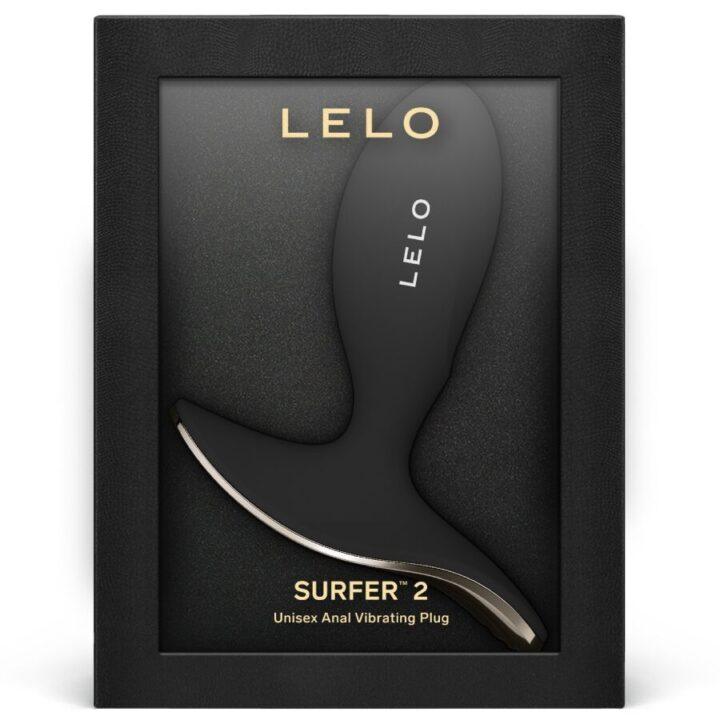 LELO - SURFER 2 PLUG VIBRATÓRIO ANAL UNISSEX PRETO