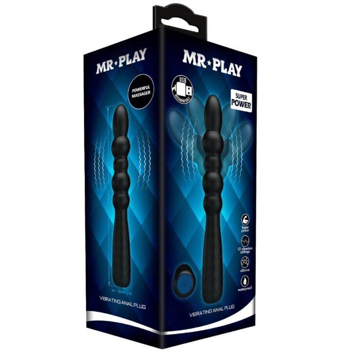 MR PLAY - PLUG ANAL VIBRATÓRIO FLEXÍVEL