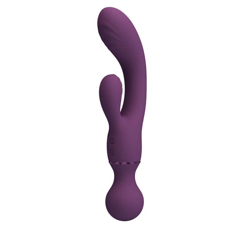 PRETTY LOVE - VIBRADOR ROXO PARA PONTO G, VERSÁTIL E COMPLETO