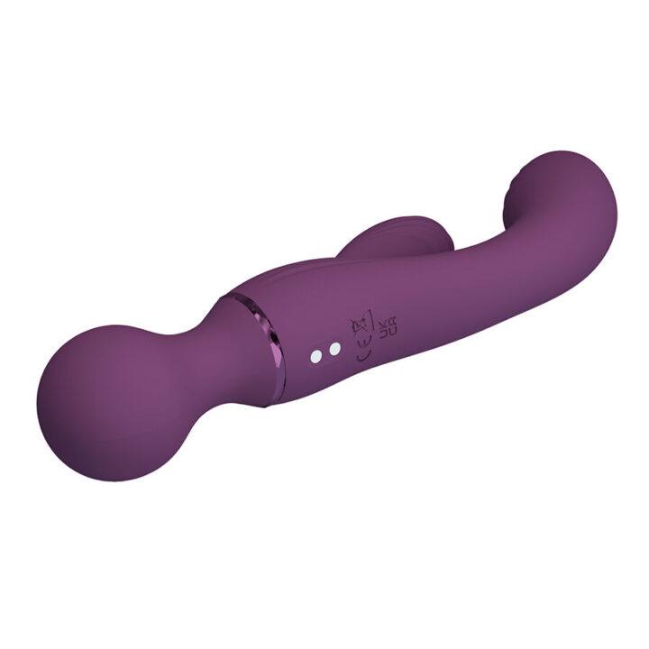 PRETTY LOVE - VIBRADOR ROXO PARA PONTO G, VERSÁTIL E COMPLETO
