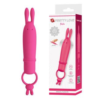 PRETTY LOVE - DELIA RABBIT VIBRATOR WITH RESISTANCE RING