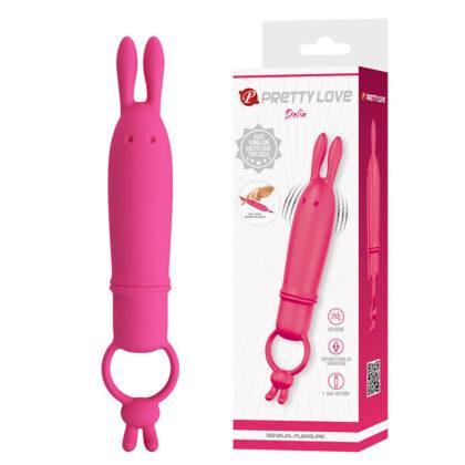 PRETTY LOVE - DELIA VIBRADOR RABBIT COM ANEL DE RESISTÊNCIA
