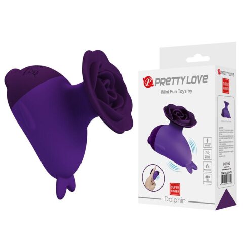 PRETTY LOVE - DOLPHIN MINI VIBRADOR COM CLIP