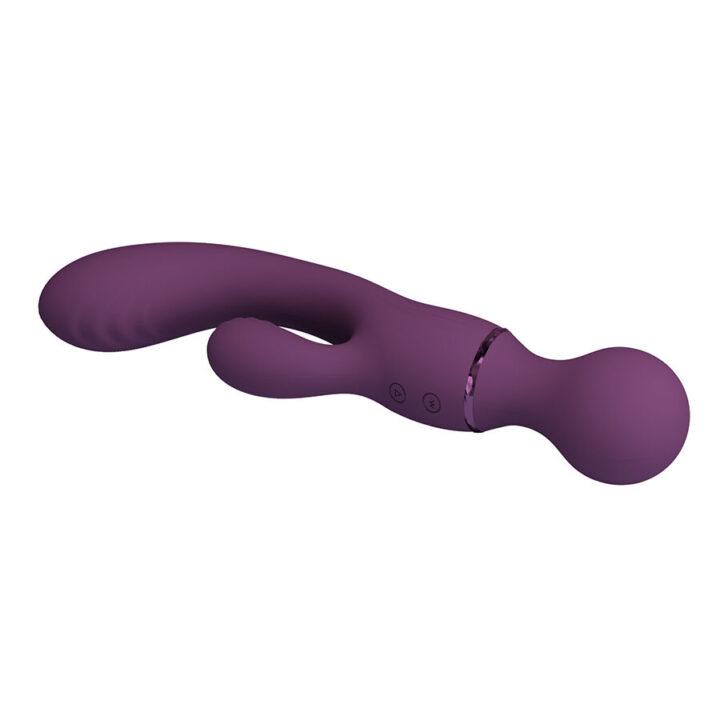 PRETTY LOVE - VIBRADOR ROXO PARA PONTO G, VERSÁTIL E COMPLETO