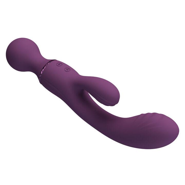 PRETTY LOVE - VIBRADOR ROXO PARA PONTO G, VERSÁTIL E COMPLETO