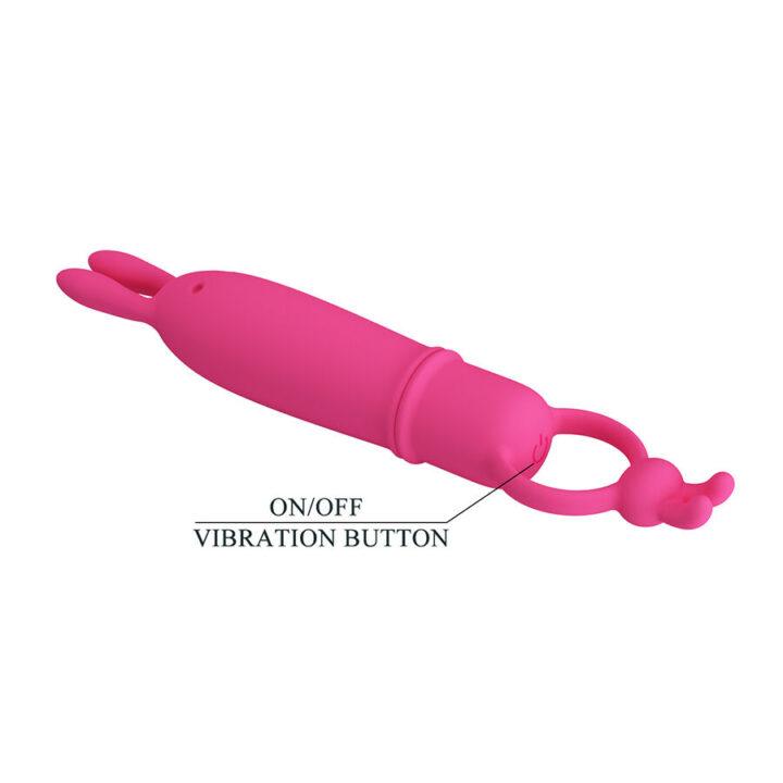 PRETTY LOVE - DELIA VIBRADOR RABBIT COM ANEL DE RESISTÊNCIA
