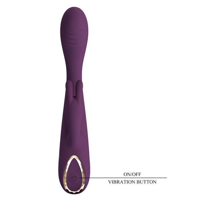 PRETTY LOVE - EMMA VIBRADOR ROXO RABBIT COM ESTIMULADOR