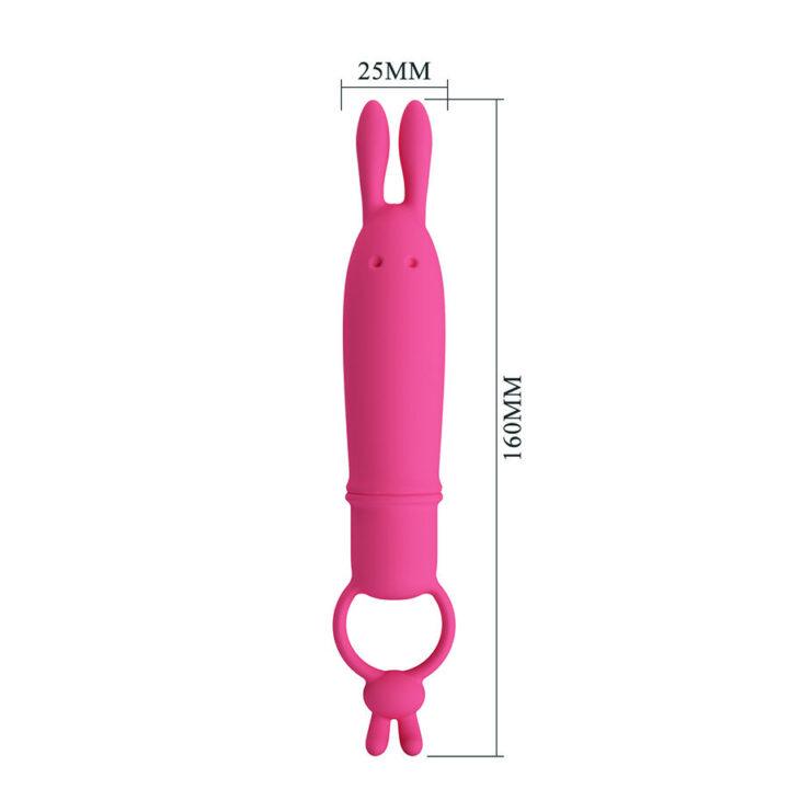PRETTY LOVE - DELIA VIBRADOR RABBIT COM ANEL DE RESISTÊNCIA