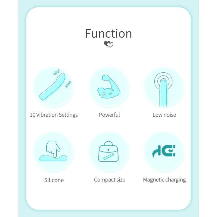 PRETTY LOVE - RYLAN VIBRADOR AZUL PARA PONTO G