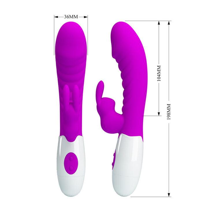 PRETTY LOVE - NAUGHTY VIBRADOR ROXO BUNNY
