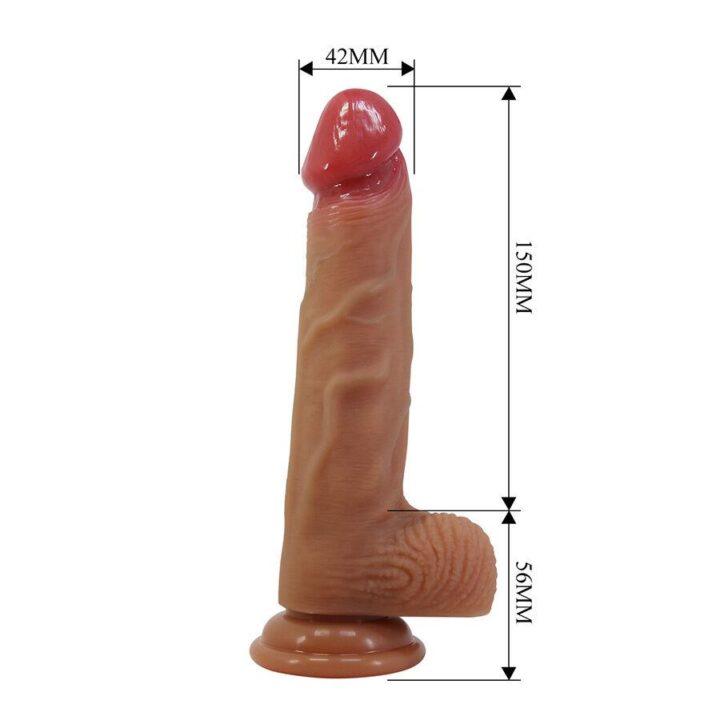 PRETTY LOVE - LISLE DILDO REALISTA COM VENTOSA 20,6 CM -Ø- 4,2 CM