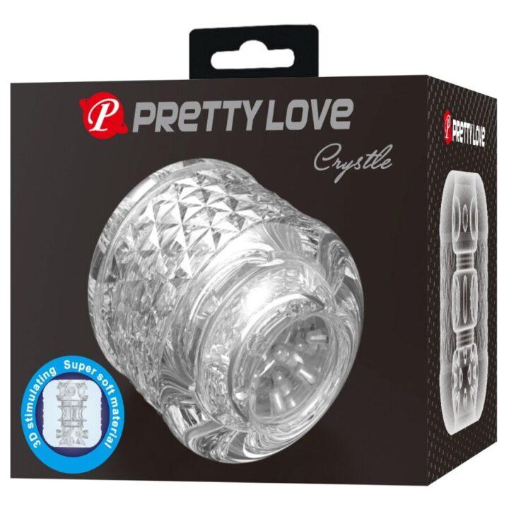 PRETTY LOVE - CRYSTLE MASTURBADOR DE ENTRADA DUPLA