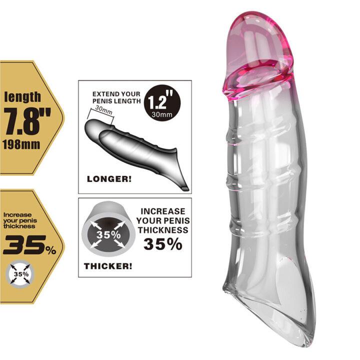 PRETTY LOVE - DARNELL CAPA DE PÊNIS COM EFEITO TRANSPARENTE