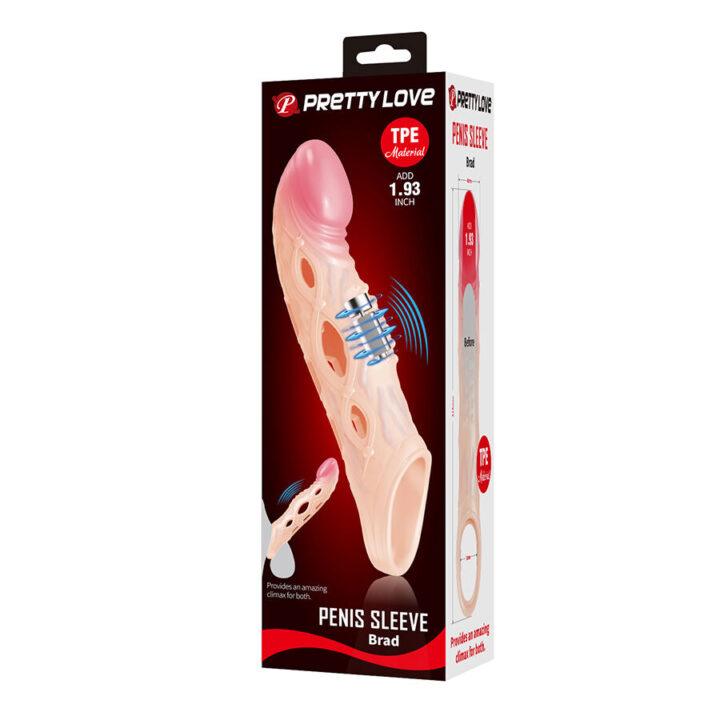 PRETTY LOVE - BRAD CAPA VIBRATÓRIA PARA PÊNIS