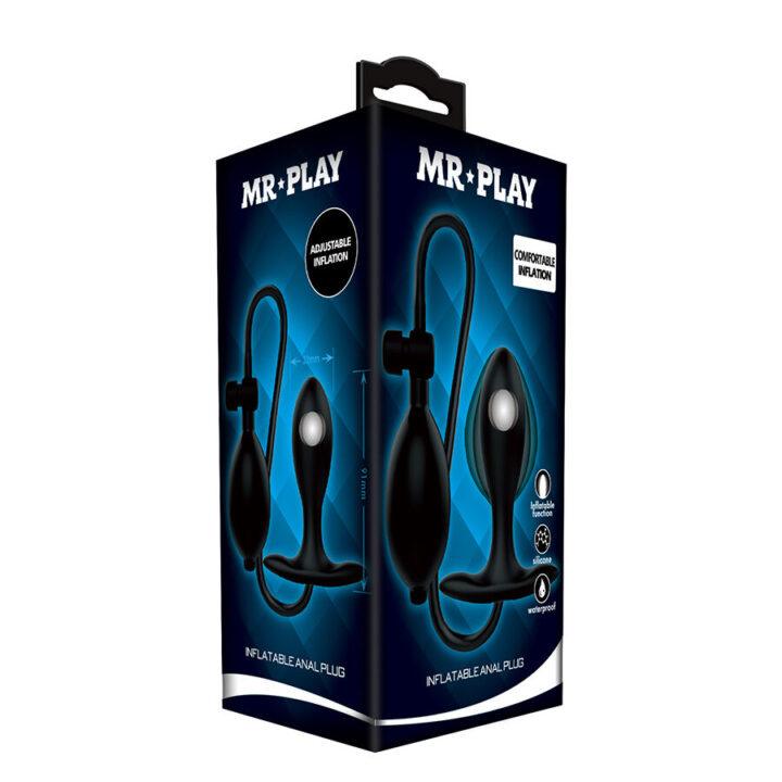 MR PLAY - PLUG ANAL INFLÁVEL AJUSTÁVEL