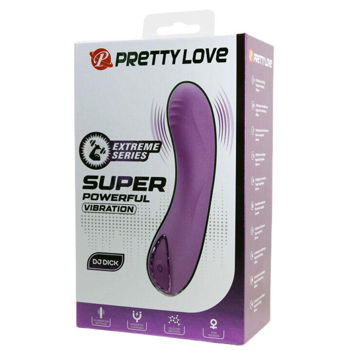 PRETTY LOVE - DJ DICK VIBRADOR ROXO PARA PONTO G