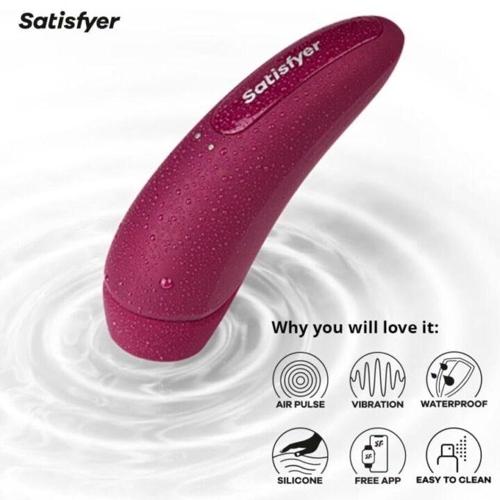 SATISFYER - CURVY 1 RED PINK